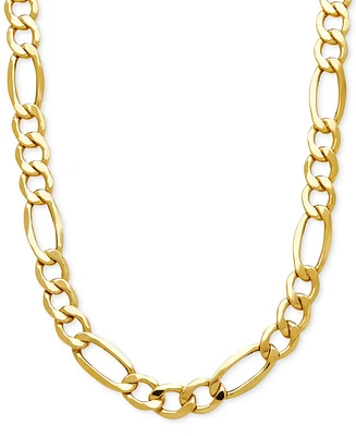 Lightweight Men's Figaro Link Chain Necklace (7-1/5MM) in 10k Gold