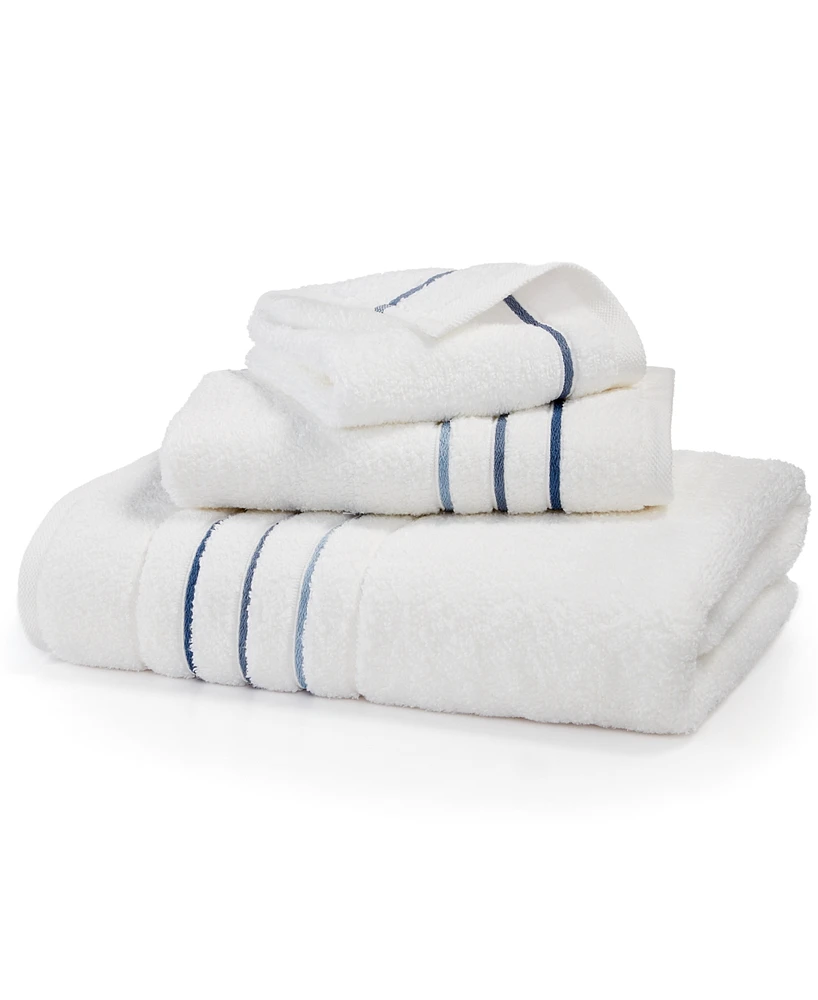 Hotel Collection Ultimate MicroCotton Borderline Washcloth, 13" x , Exclusively at Macy's