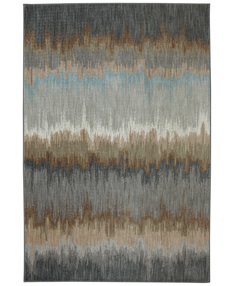 Closeout! Karastan Euphoria Cashel Abyss Blue 2'4" x 7'10" Runner Rug