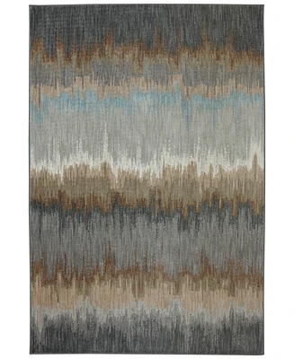Closeout! Karastan Euphoria Cashel Abyss Blue 2'4" x 7'10" Runner Rug