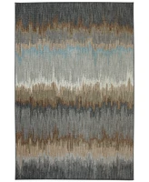 Closeout! Karastan Euphoria Cashel Abyss Blue 2'4" x 7'10" Runner Rug