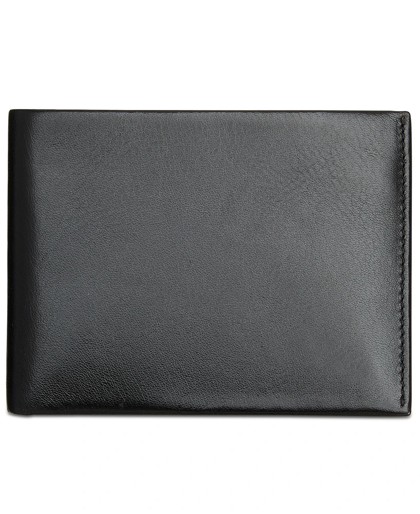 Perry Ellis Leather Pass Case & Removable Card