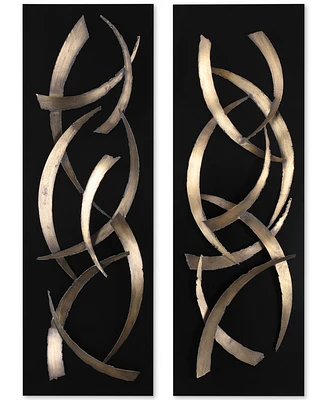 Uttermost Brushstrokes 2-Pc. Metal Wall Art Set