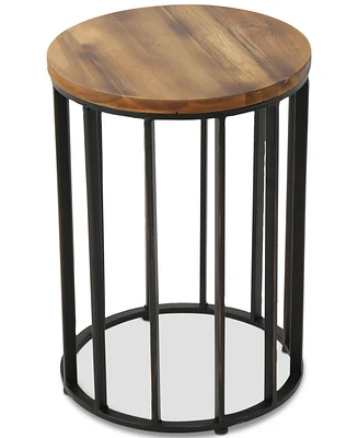 Paez Round Accent Table