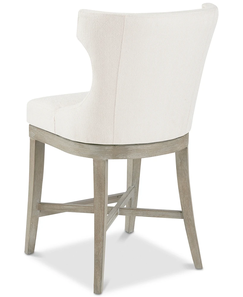 Madison Park Carson 25.25" High Counter Stool with Swivel Seat