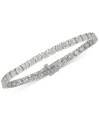 Diamond Tennis Bracelet (1/4 ct. t.w.) in Sterling Silver