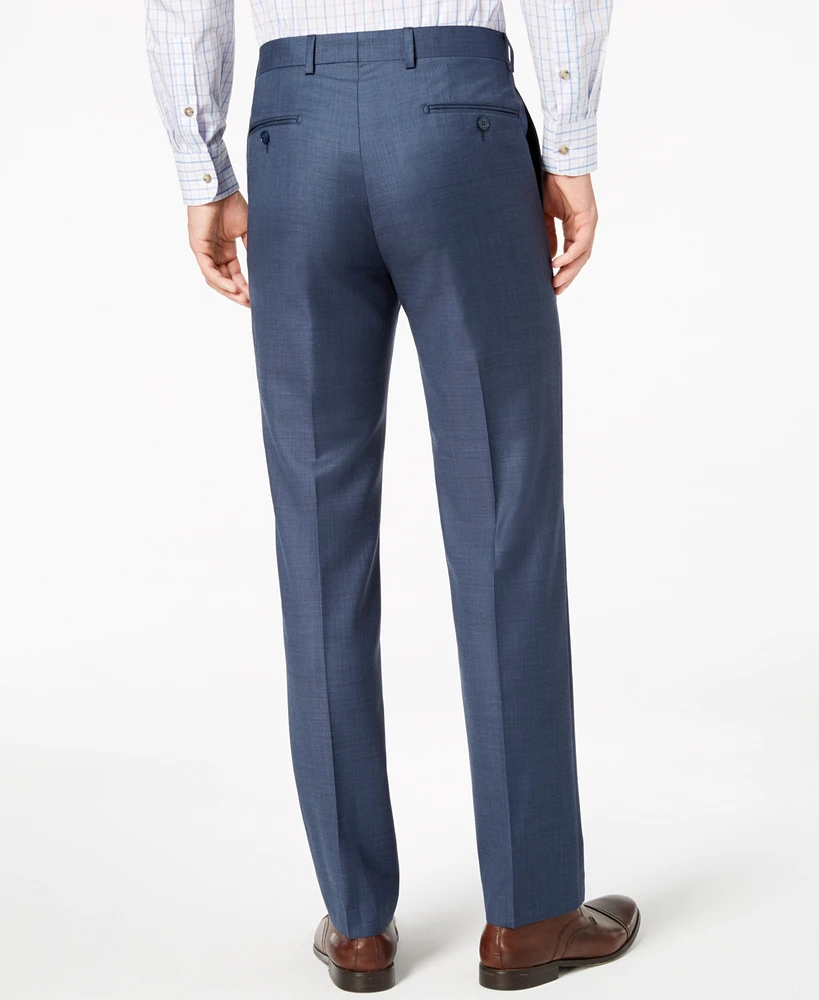 Calvin Klein Men's Solid Classic-Fit Suit Pants