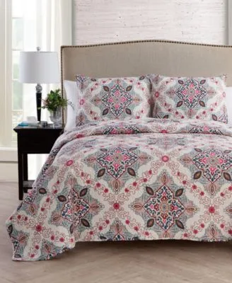 Vcny Home Wyndham Medallion Quilt Set