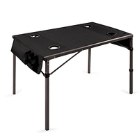 Oniva by Picnic Time Black Travel Table Portable Folding Table