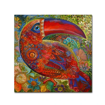 Oxana Ziaka 'Toucan Deco' Canvas Art - 35" x 35" x 2"