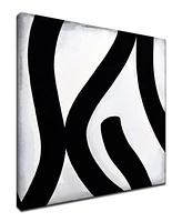 Ready2HangArt, 'Lines I' Shape Canvas Wall Art, 40x40"
