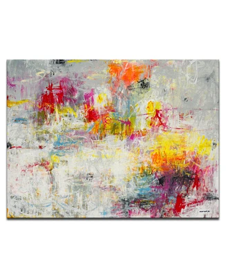 Ready2HangArt, 'Tie Dye' Colorful Abstract Canvas Wall Art, 30x40"