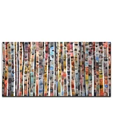 Ready2HangArt, 'Birch Forest' Abstract Canvas Wall Art Set,24x48"