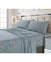 Tribeca Living Colmar Printed 300 Thread Count Cotton Sateen Extra Deep Pocket Sheet Sets