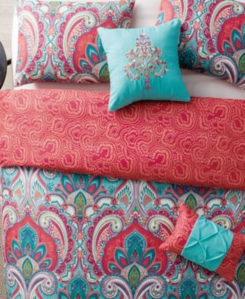 Vcny Home Casa Real Damask Reversible Comforter Sets