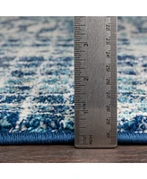 Livabliss Harput Hap-1081 Dark Blue 5'3" x 7'3" Area Rug