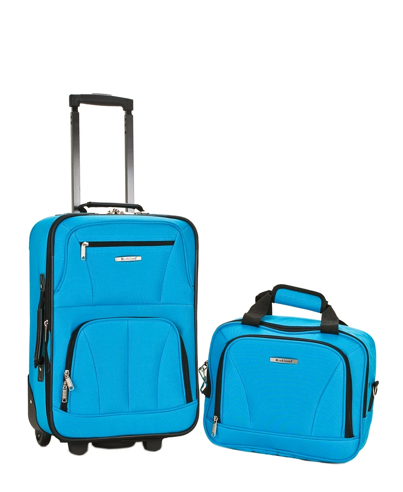 Rockland 2-Pc. Pattern Softside Luggage Set