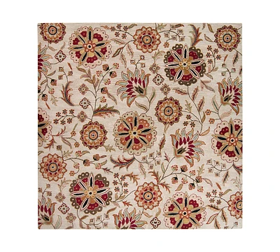 Livabliss Athena Ath-5035 Dark Brown 4' Square Area Rug