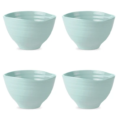 Portmeirion Sophie Conran Celadon Small Footed Bowl Set of 4