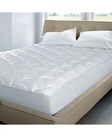 Blue Ridge Dual Action 100 Cotton Damask Dot Mattress Pads