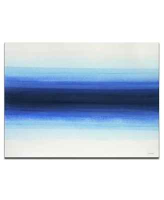 Ready2HangArt 'Deepest' Blue Abstract Canvas Wall Art, 30x40"