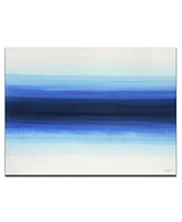 Ready2HangArt 'Deepest' Blue Abstract Canvas Wall Art, 30x40"