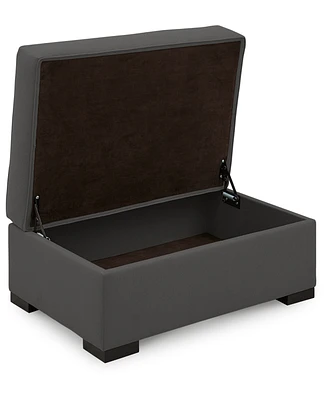Closeout! Astra 36" Fabric Chair Bed Storage Ottoman, Created for Macy's