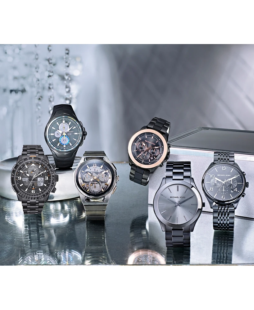 Citizen Eco-Drive Men's Analog-Digital Promaster Skyhawk A-t Black Stainless Steel Bracelet Watch 46mm