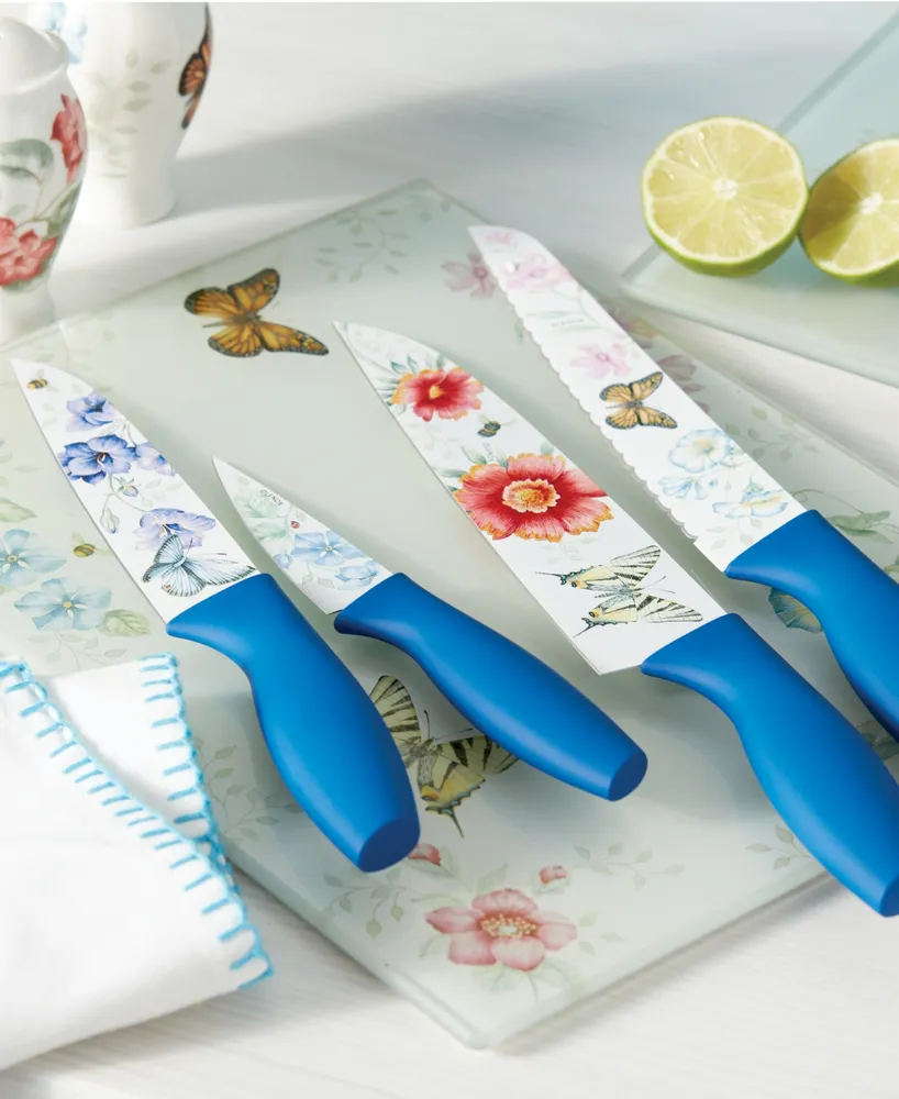 Lenox Butterfly Meadow Kitchen Set/4 Printed Knife