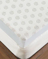 Sleep Philosophy 2 Gel Memory Foam Cooling Cover Mattress Toppers