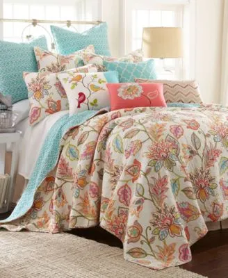 Levtex Sophia Floral Reversible Quilt Sets