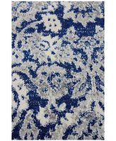 Closeout! Bashian Medley 5440A Dark Blue 5' x 7'6" Area Rug