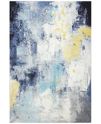 Bashian Medley 5570a Ivory Blue Area Rug