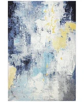 Bashian Medley 5570a Ivory Blue Area Rug