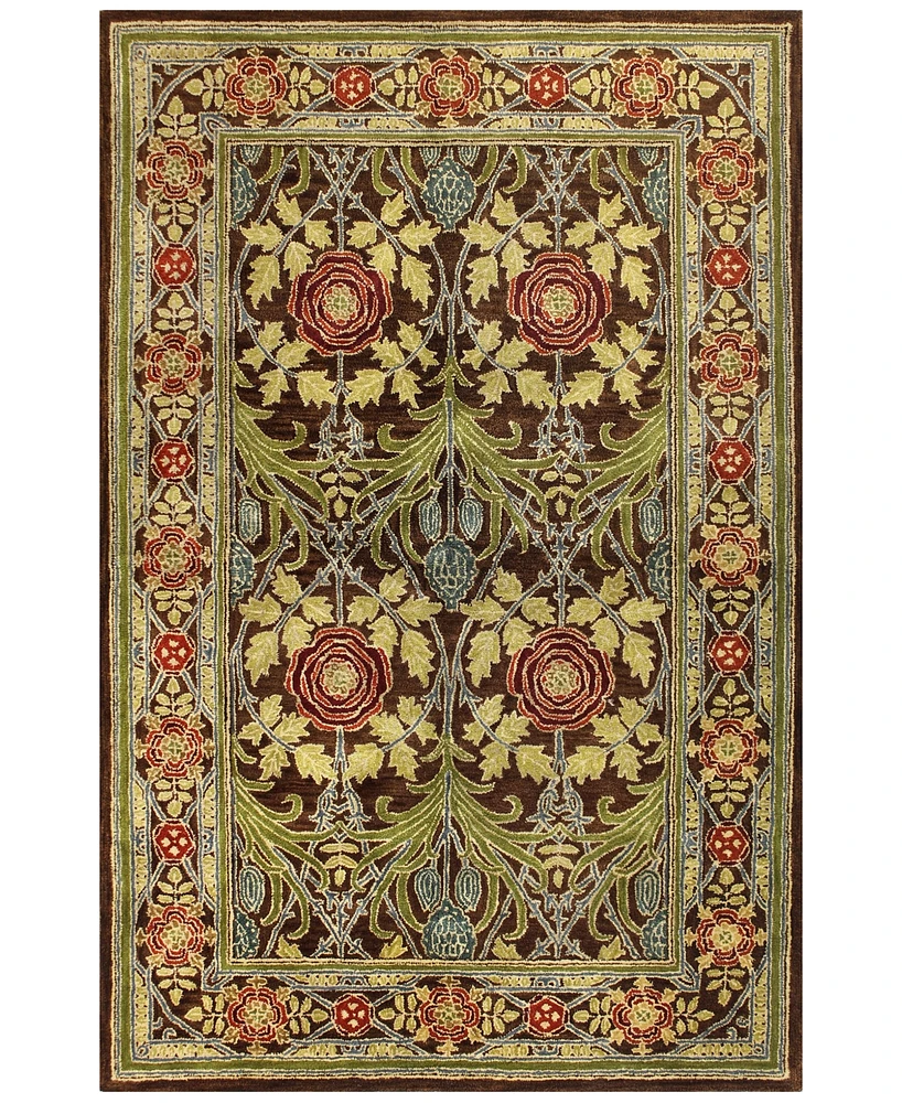 Bashian Dijay Djy-102 Chocolate 3'9" x 5'9" Area Rug