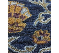 Closeout! Bashian Dijay Djy-131 Navy 2'6" x 8' Runner Area Rug