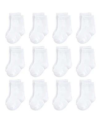 Touched by Nature Baby Boys Unisex 12Pk Organic No Show Socks