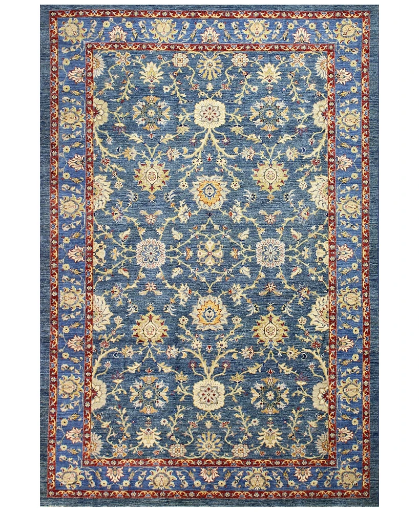 Bashian Mansehra 620565 Blue 6'6" x 9'8" Area Rug