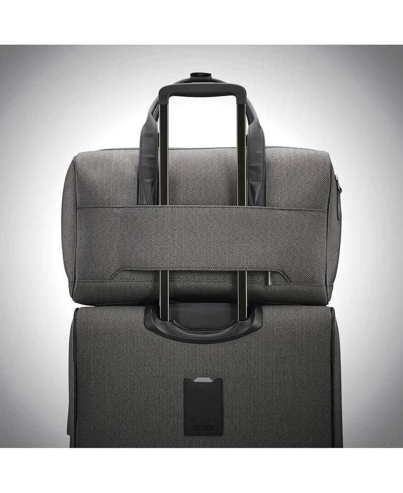 Hartmann Herringbone Dlx Weekender Duffel Bag
