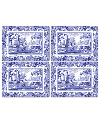 Spode Blue Italian Placemats, Set of 4