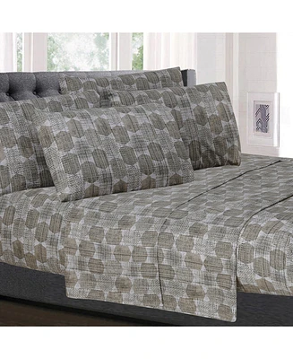 Sweet Home Collection Printed 6-Pc. Sheet Set