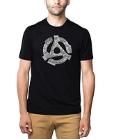 La Pop Art Mens Premium Blend Word T-Shirt