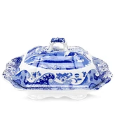 Spode Blue Italian Covered Vegetable Dish