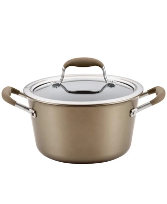 Anolon Advanced Home Hard-Anodized Nonstick 4.5-Qt. Tapered Saucepot