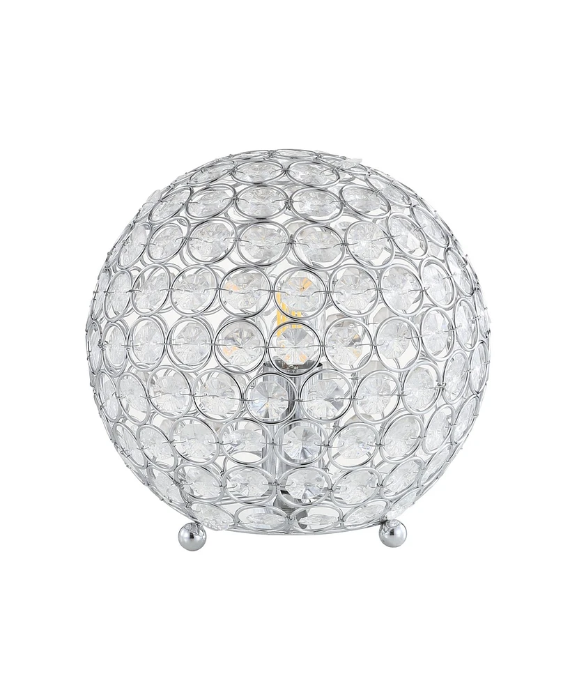 Jonathan Y Gemma 8.25" Acrylic/Metal Led Table Lamp