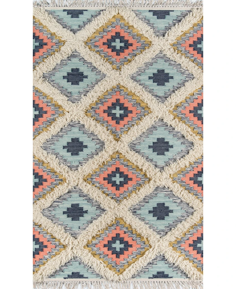 Novogratz Indio Ind-2 Multi 2'3" x 7'10" Runner Area Rug
