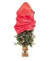 Santa's Bag Topiary Christmas Tree Storage Bag, Set of 2