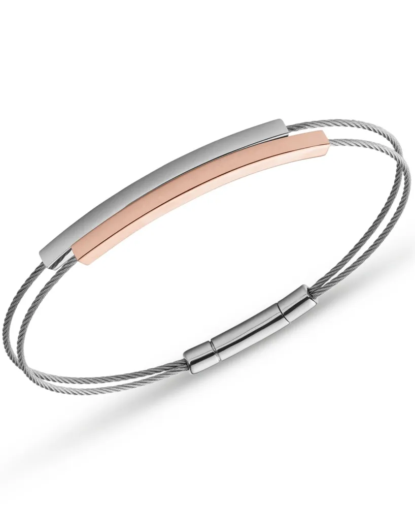 Skagen Women's Kariana Rose Gold Stainless Steel Multi-Strap Bracelet