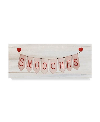 Kathleen Parr Mckenna Rustic Valentine Banner Iii Canvas Art - 20" x 25"