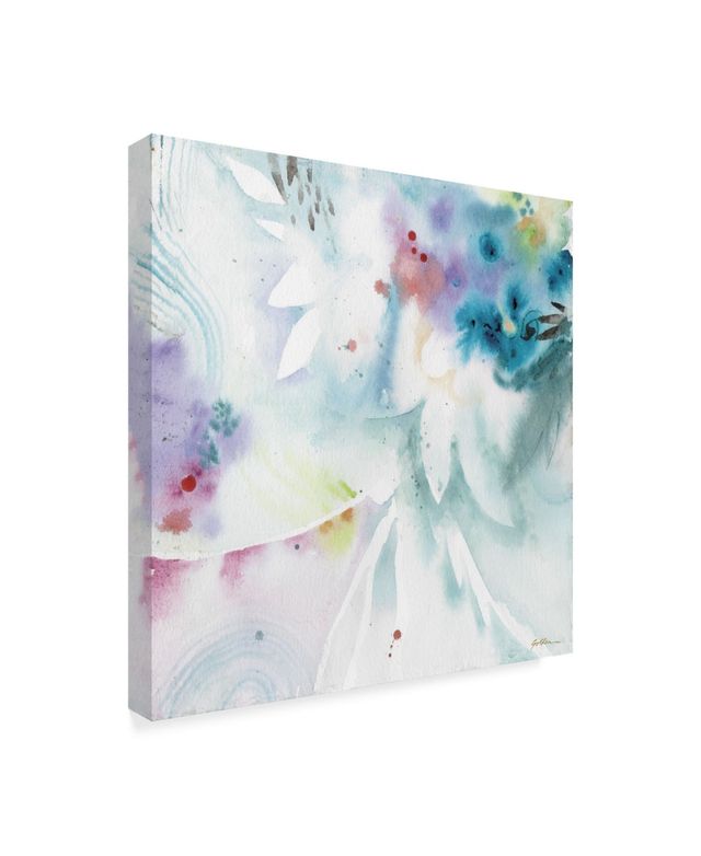 Sheila Golden Blues Along the Way Canvas Art - 15" x 20"